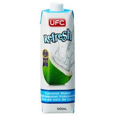 Kjøp 100% Pure Coconut Water Drink - UFC, 1000ml på nett - Fodda.no Asiatiske nettbutikk