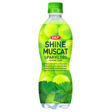 Kjøp Fruit Sparkling Shine Muscat - OKF, 500ml - Fodda.no Asiatisk Nettbutikk - Rask levering i hele Norge