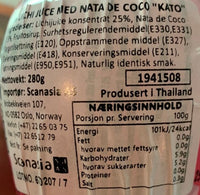 Kjøp Lychee Juice With Coconut Jelly - Kato, 280g - Fodda.no Asiatisk Nettbutikk - Rask levering i hele Norge