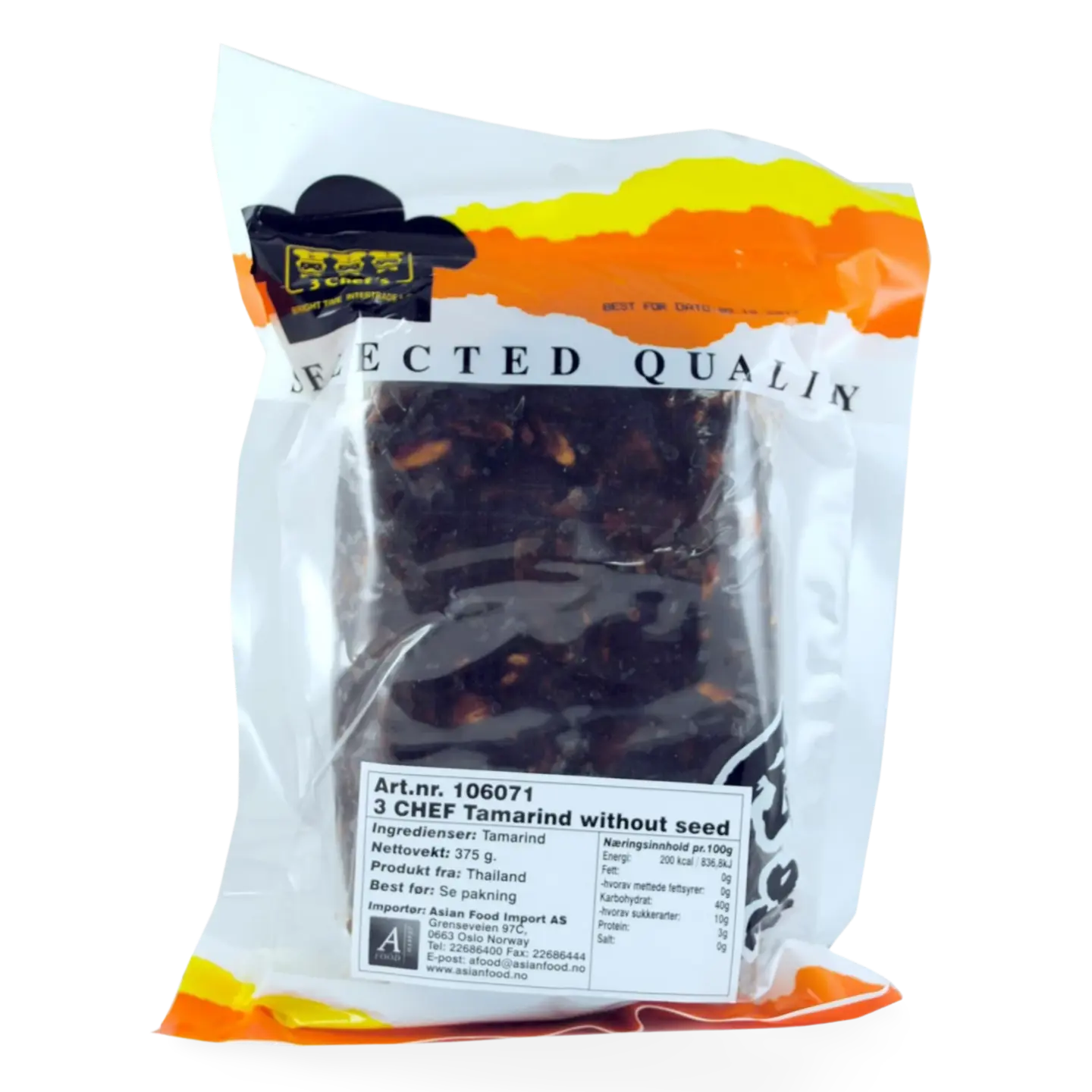 Tamarind Pulp Raley's Kjøp 3 Chef's Tamarind Pulp without Seeds, 375g på nett – Rask