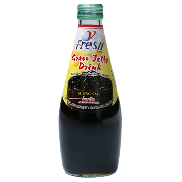 Kjøp Grass Jelly Drink - V Fresh, 290ml - Fodda.no Asiatisk Nettbutikk - Rask levering i hele Norge