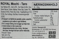 Kjøp Taro Mochi Cake - Royal, 210g - Fodda.no Asiatisk Nettbutikk - Rask levering i hele Norge