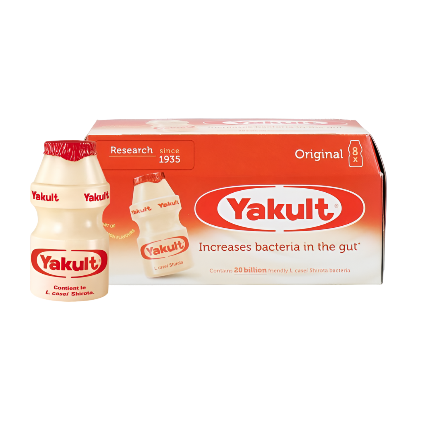 Kjøp Yogurt Milk - Yakult, 8x65ml - Fodda.no Asiatisk Nettbutikk - Rask levering i hele Norge