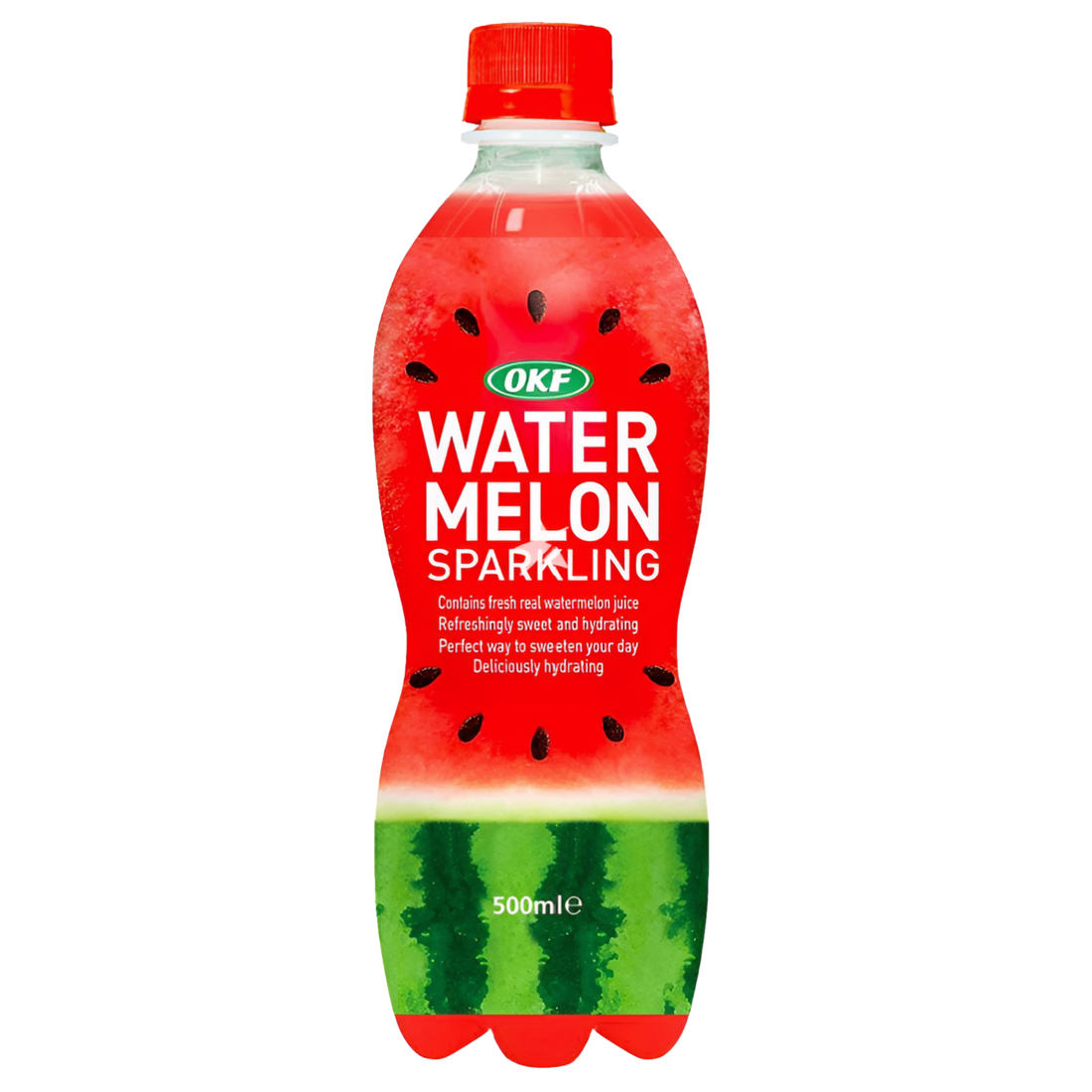 Kjøp Watermelon Sparkling - OKF, 500ml - Fodda.no Asiatisk Nettbutikk - Rask levering i hele Norge