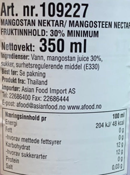 Kjøp Mangosteen Drink - Foco, 350ml - Fodda.no Asiatisk Nettbutikk - Rask levering i hele Norge