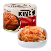 Kjøp A+ HoSan Kimchi Korean Style Pickled Cabbage, 4x160g på nett - Fodda.no Asiatiske nettbutikk