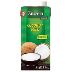 Kjøp Aroy-D Coconut Milk, 1L på nett - Fodda.no Asiatiske nettbutikk