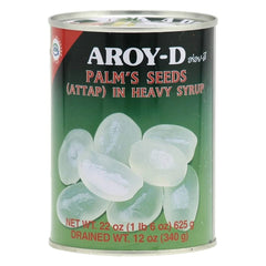 Kjøp Aroy-D Palm Seeds (Attap) in Heavy Syrup, 625g på nett - Fodda.no Asiatiske nettbutikk