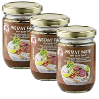 Kjøp Cock Brand Instant Paste for Beef Soup, 3x227g - Fodda.no Asiatisk Nettbutikk - Rask levering i hele Norge