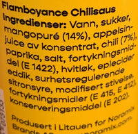 Kjøp Caribbean Hot Sauce Tangy Mango Chili - Flamboyance, 190ml - Fodda.no Asiatisk Nettbutikk - Rask levering i hele Norge