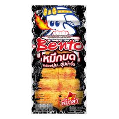 Kjøp BENTO Squid Seafood Snack Roller Mala Flavour, 18g på nett - Fodda.no Asiatiske nettbutikk