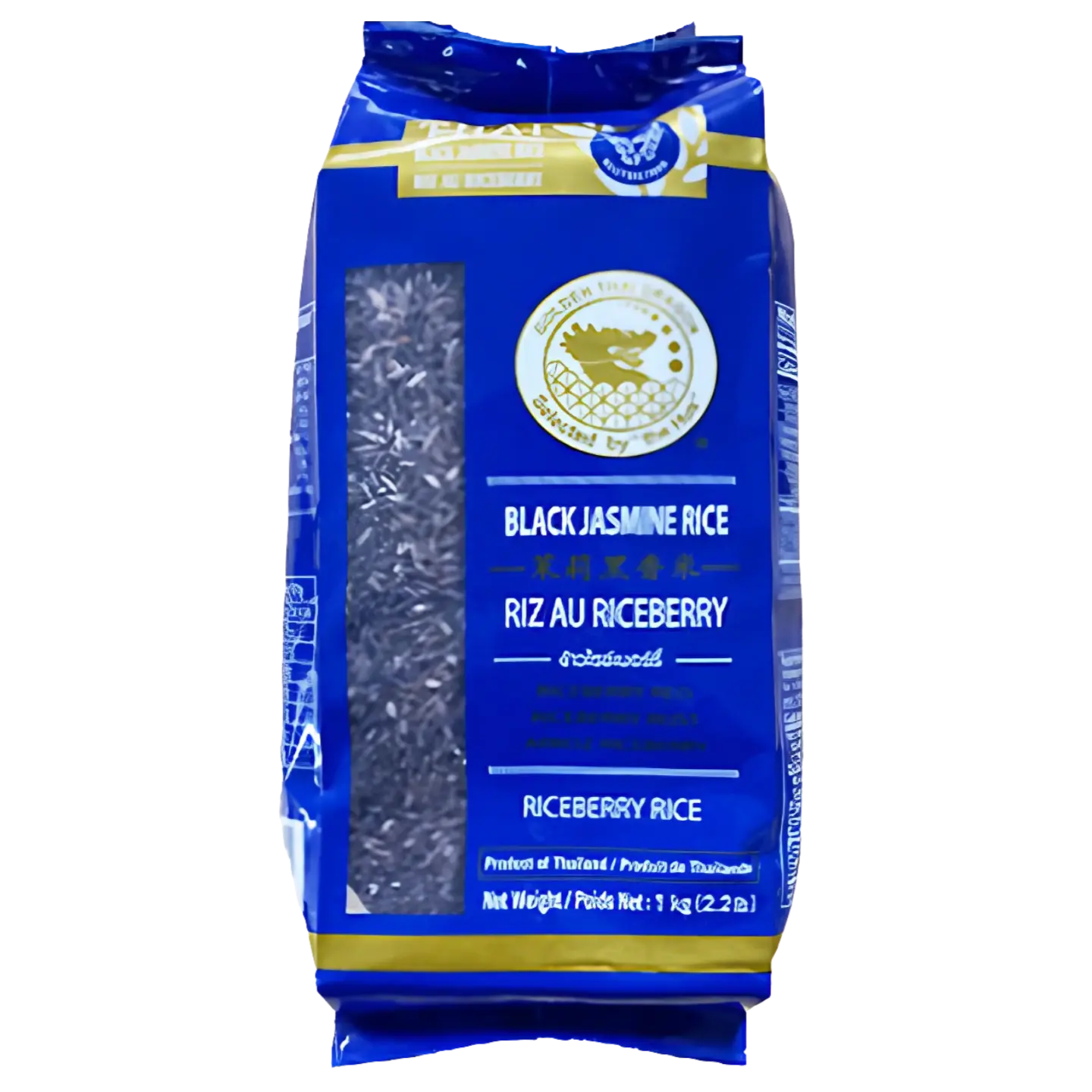 Kjøp Black Jasmine Riceberry - Golden Thai Dragon, 1kg på nett - Fodda.no Asiatiske nettbutikk