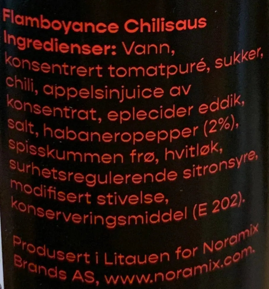 Kjøp Caribbean Hot Sauce Blazin Habanero - Flamboyance, 190ml på nett - Fodda.no Asiatiske nettbutikk