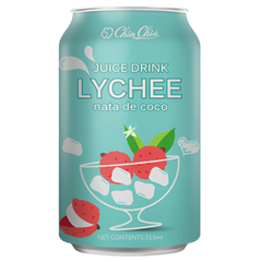 Kjøp Chin Chin Lychee Juice Drink with Nata de Coco, 315ml på nett - Fodda.no Asiatiske nettbutikk