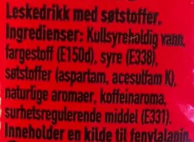 Kjøp Coca Cola Zero Sugar, 500ml på nett - Fodda.no Asiatiske nettbutikk