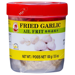 Kjøp Cock Brand Fried Garlic, 100g på nett - Fodda.no Asiatiske nettbutikk