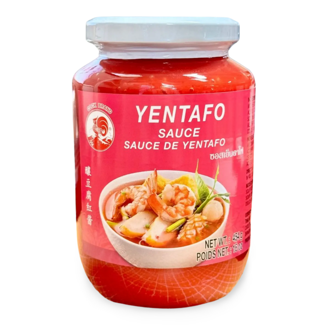 Kjøp Cock Brand Yentafo Sauce, 454g på nett - Fodda.no Asiatiske nettbutikk