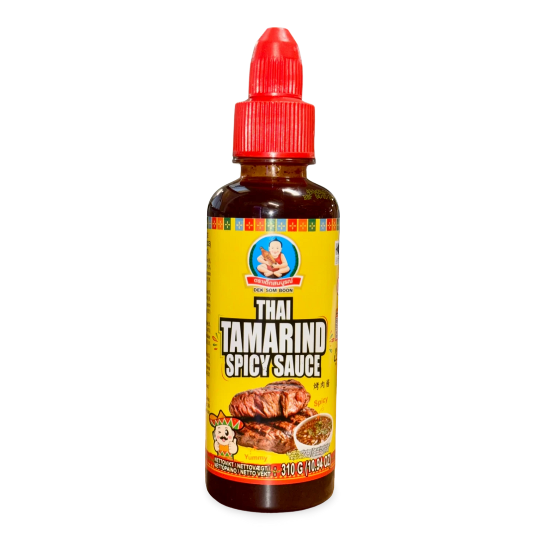 Kjøp Dek Som Boon Thai Tamarind Spicy Sauce (Jaew Sauce) , 310g på nett - Fodda.no Asiatiske nettbutikk