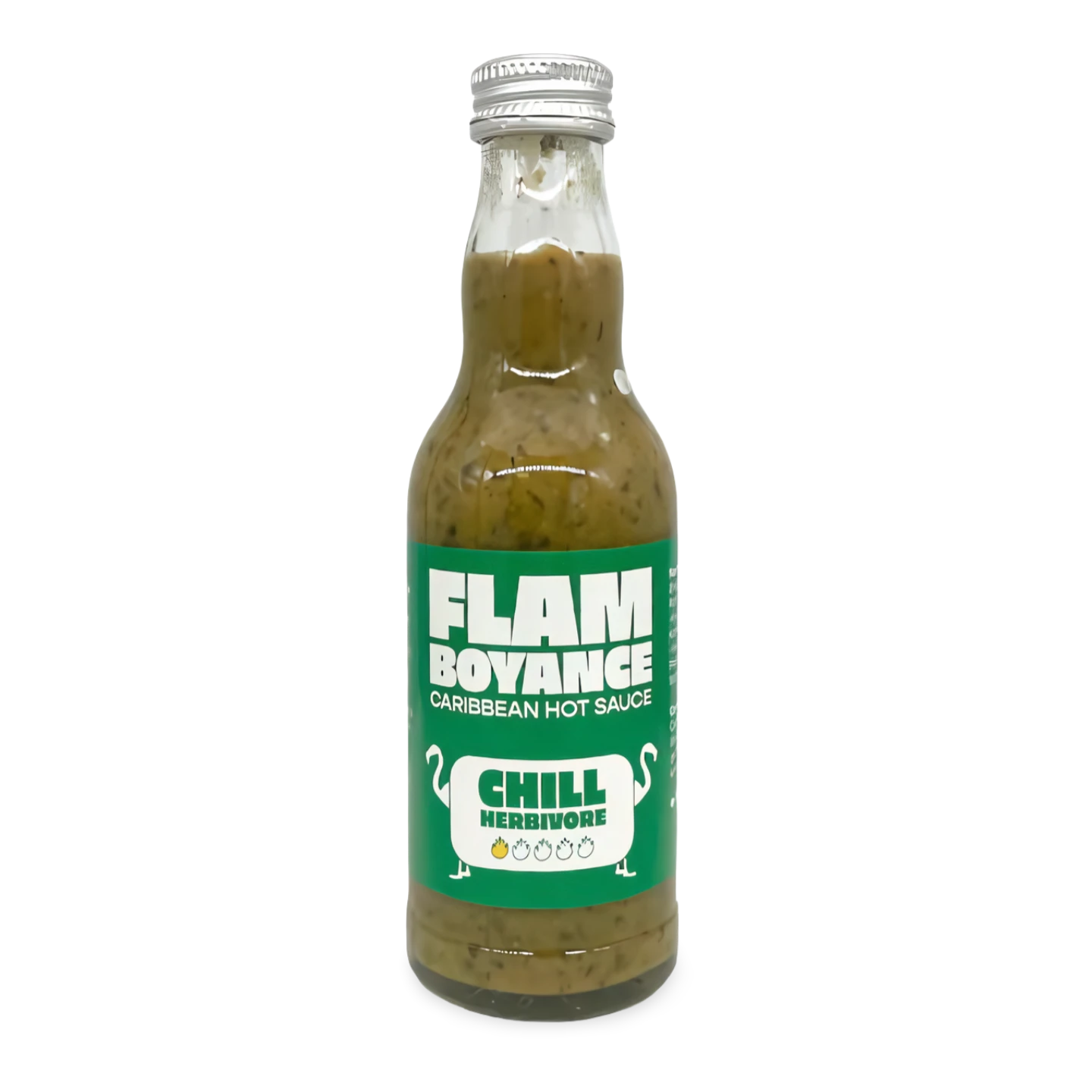 Kjøp Flam Boyance Caribbean Hot Sauce - Chill Herbivore, 190ml på nett - Fodda.no Asiatiske nettbutikk