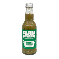 Kjøp Flam Boyance Caribbean Hot Sauce - Chill Herbivore, 190ml på nett - Fodda.no Asiatiske nettbutikk