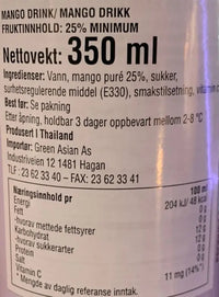 Kjøp Foco Mango Juice Drikk, 350ml på nett - Fodda.no Asiatiske nettbutikk