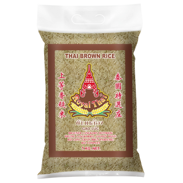 Kjøp Thai Brown Rice - Royal Thai, 1kg - Fodda.no Asiatisk Nettbutikk - Rask levering i hele Norge