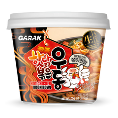 Kjøp GARAK Instant Hot Chicken Udon Bowl, 215g på nett - Fodda.no Asiatiske nettbutikk