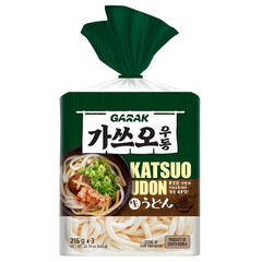 Kjøp GARAK Katsuo Soup Fresh Udon with Seasoning 3-porsjoner, 645g på nett - Fodda.no Asiatiske nettbutikk