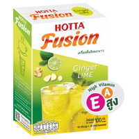 Kjøp HOTTA Fusion Ginger Lime Flavor 10-Sachets, 100g på nett - Fodda.no Asiatiske nettbutikk