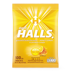 Kjøp Halls Honey-Lemon Flavored Candy 100-pcs, 280g på nett - Fodda.no Asiatiske nettbutikk