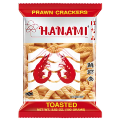 Kjøp Hanami Prawn Crackers Toasted, 100g på nett - Fodda.no Asiatiske nettbutikk