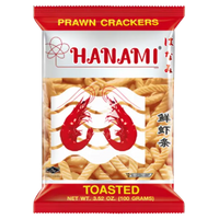 Kjøp Hanami Prawn Crackers Toasted, 6x100g på nett - Fodda.no Asiatiske nettbutikk