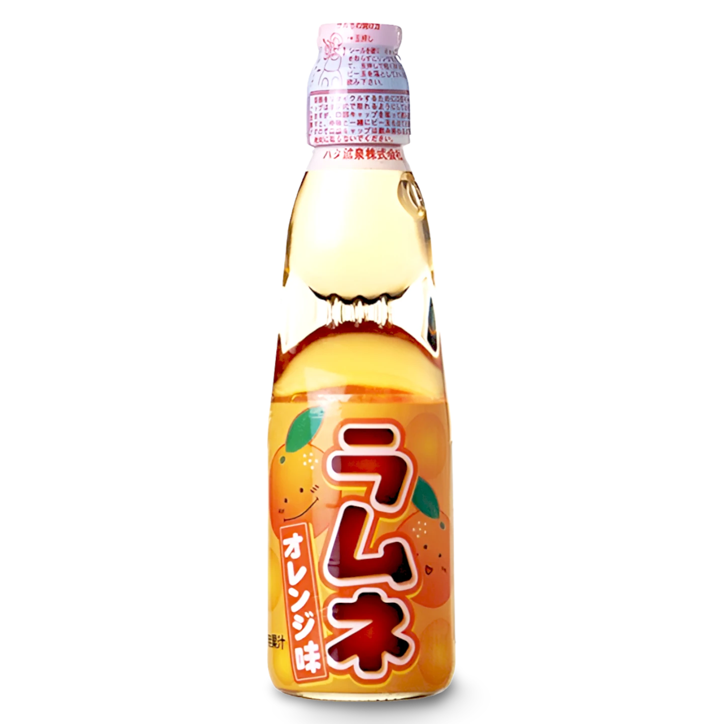 Kjøp Hata Ramune Orange Soda, 200ml på nett - Fodda.no Asiatiske nettbutikk