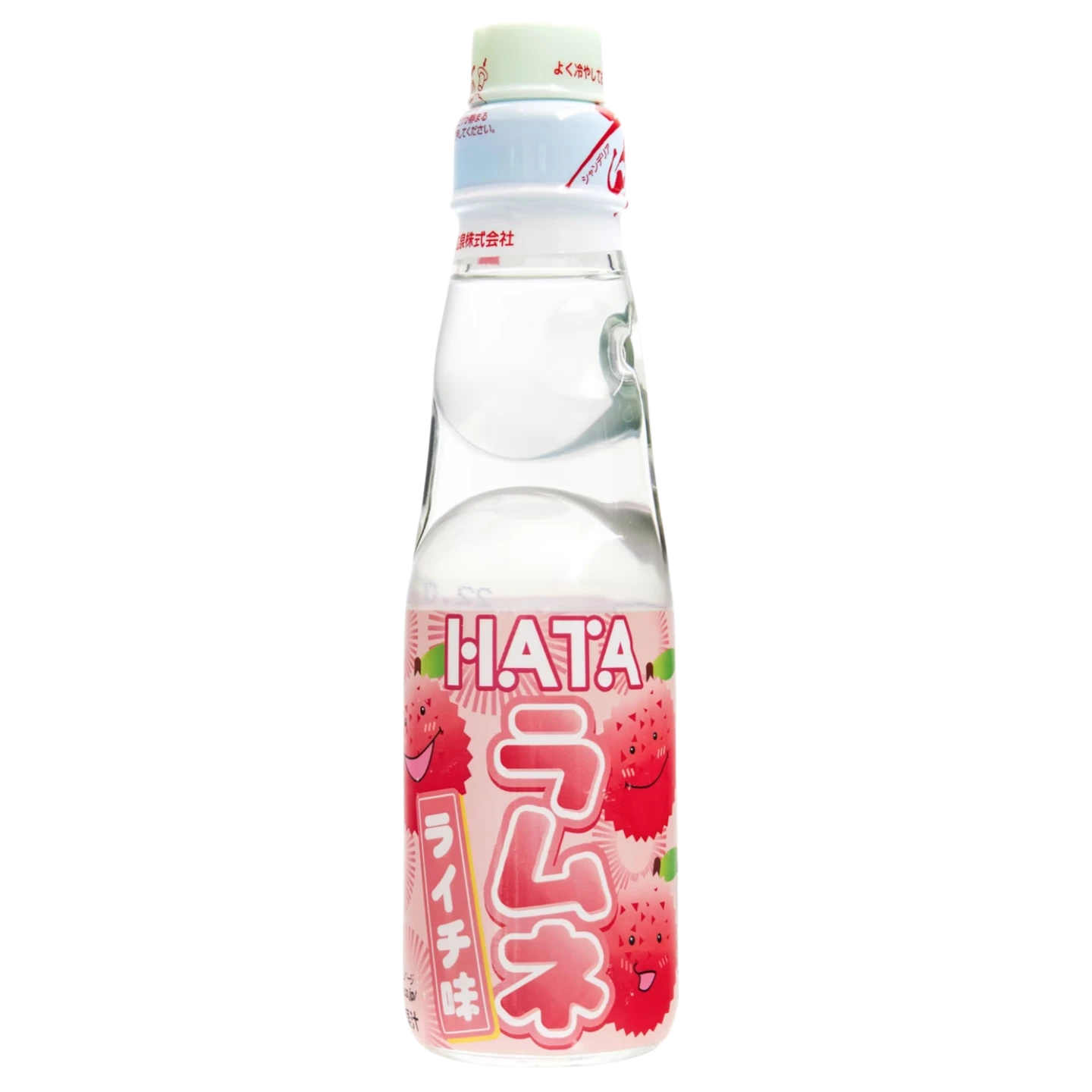 Kjøp Hatakosen Lychee Ramune Japanese Soda, 200ml på nett - Fodda.no Asiatiske nettbutikk