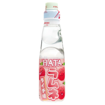 Kjøp Hatakosen Lychee Ramune Japanese Soda, 200ml på nett - Fodda.no Asiatiske nettbutikk