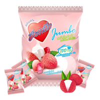 Kjøp HeartBeat Jumbo Lychee Flavored Candy 25pcs, 125g på nett - Fodda.no Asiatiske nettbutikk