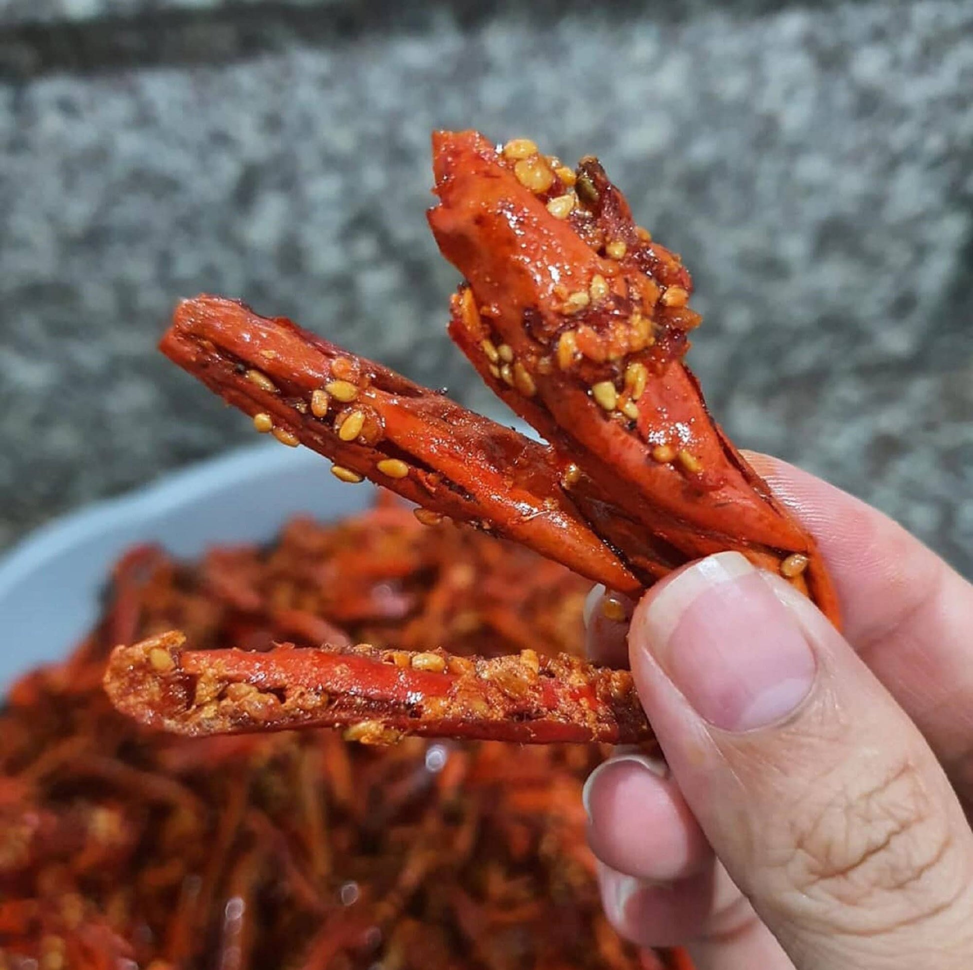 Kjøp Fried Chili Snacks Original Flavour - Mae E Pim, 100g på nett - Fodda.no Asiatisk Nettbutikk - Rask levering i hele Norge