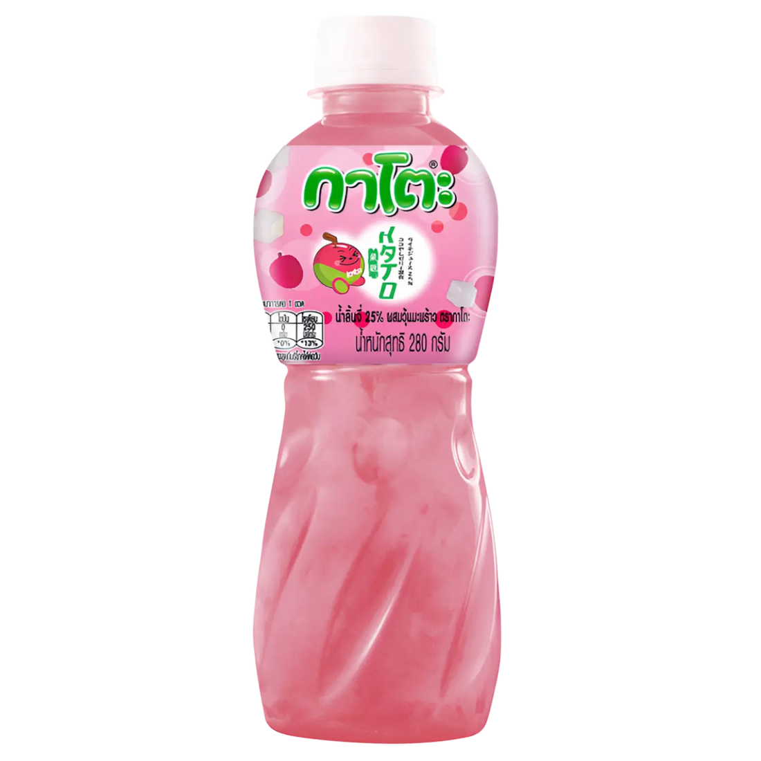 Kjøp Kato Lychee Juice med Nata De Coco, 280ml på nett - Fodda.no Asiatiske nettbutikk