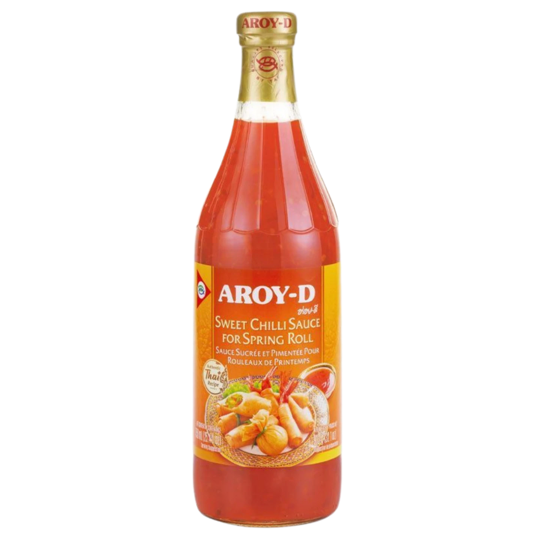 Kjøp Aroy-D Sweet Chilli Sauce for Spring Roll, 750ml på nett - Fodda.no Asiatisk Nettbutikk - Rask levering i hele Norge