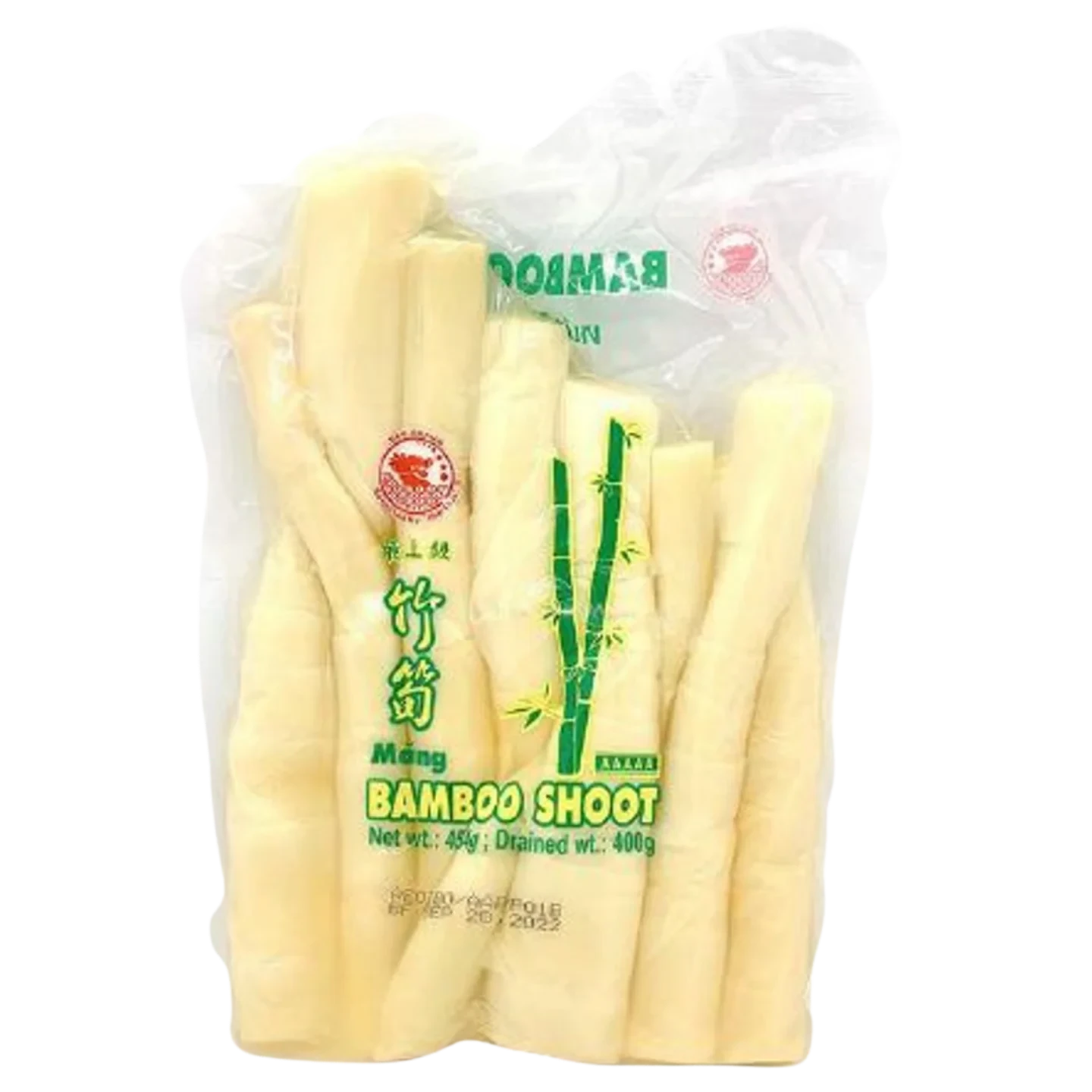 Kjøp Bamboo Shoot Slice Vacuum - Red Dragon, 454g - Fodda.no Asiatisk Nettbutikk - Rask levering i hele Norge