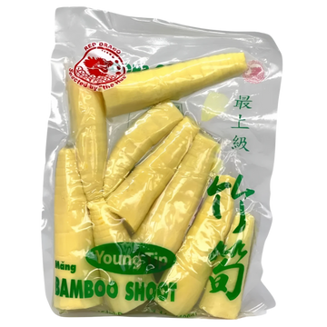 Kjøp Bamboo Shoot Young Tip Vacuum - Red Dragon, 400g - Fodda.no Asiatisk Nettbutikk - Rask levering i hele Norge