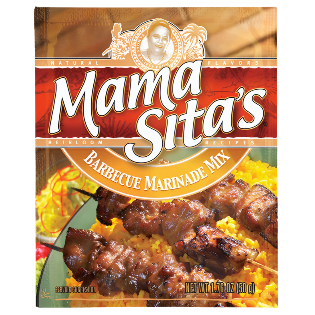 Kjøp Barbecue Marinade - Mama Sita’s, 50g - Fodda.no Asiatisk Nettbutikk - Rask levering i hele Norge