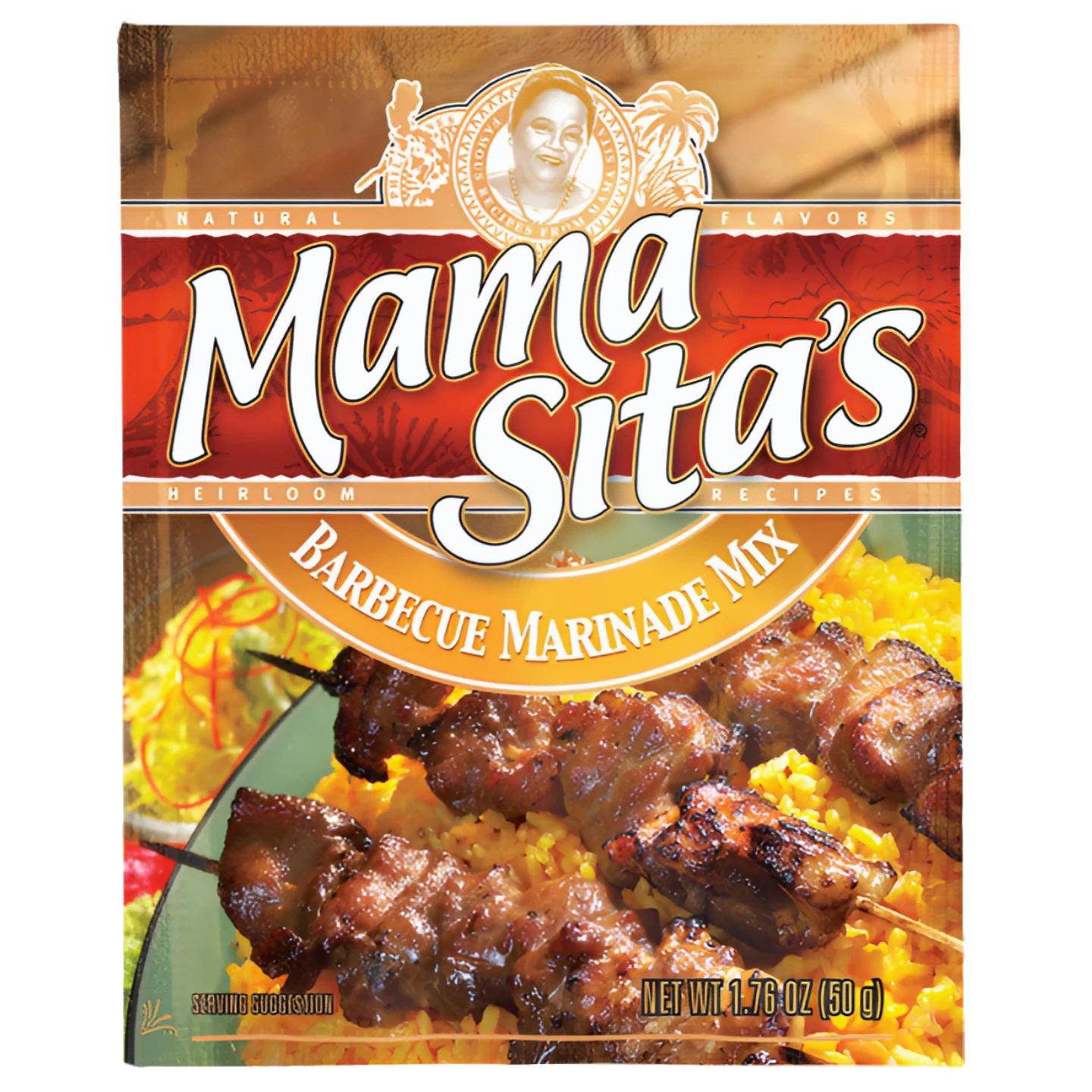 Kjøp Barbecue Marinade - Mama Sita’s, 50g - Fodda.no Asiatisk Nettbutikk - Rask levering i hele Norge