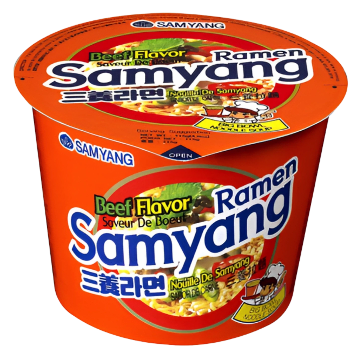 Kjøp Big Bowl Beef Ramen - Samyang, 115g - Fodda.no Asiatisk Nettbutikk - Rask levering i hele Norge