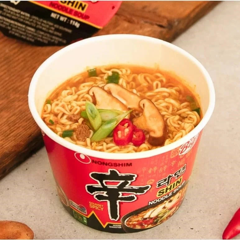 Kjøp Big Bowl Shin Noodle - Nongshim, 114g - Fodda.no Asiatisk Nettbutikk - Rask levering i hele Norge