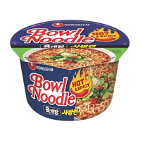 Kjøp Bowl Noodle Hot & Spicy - Nongshim, 100g - Fodda.no Asiatisk Nettbutikk - Rask levering i hele Norge