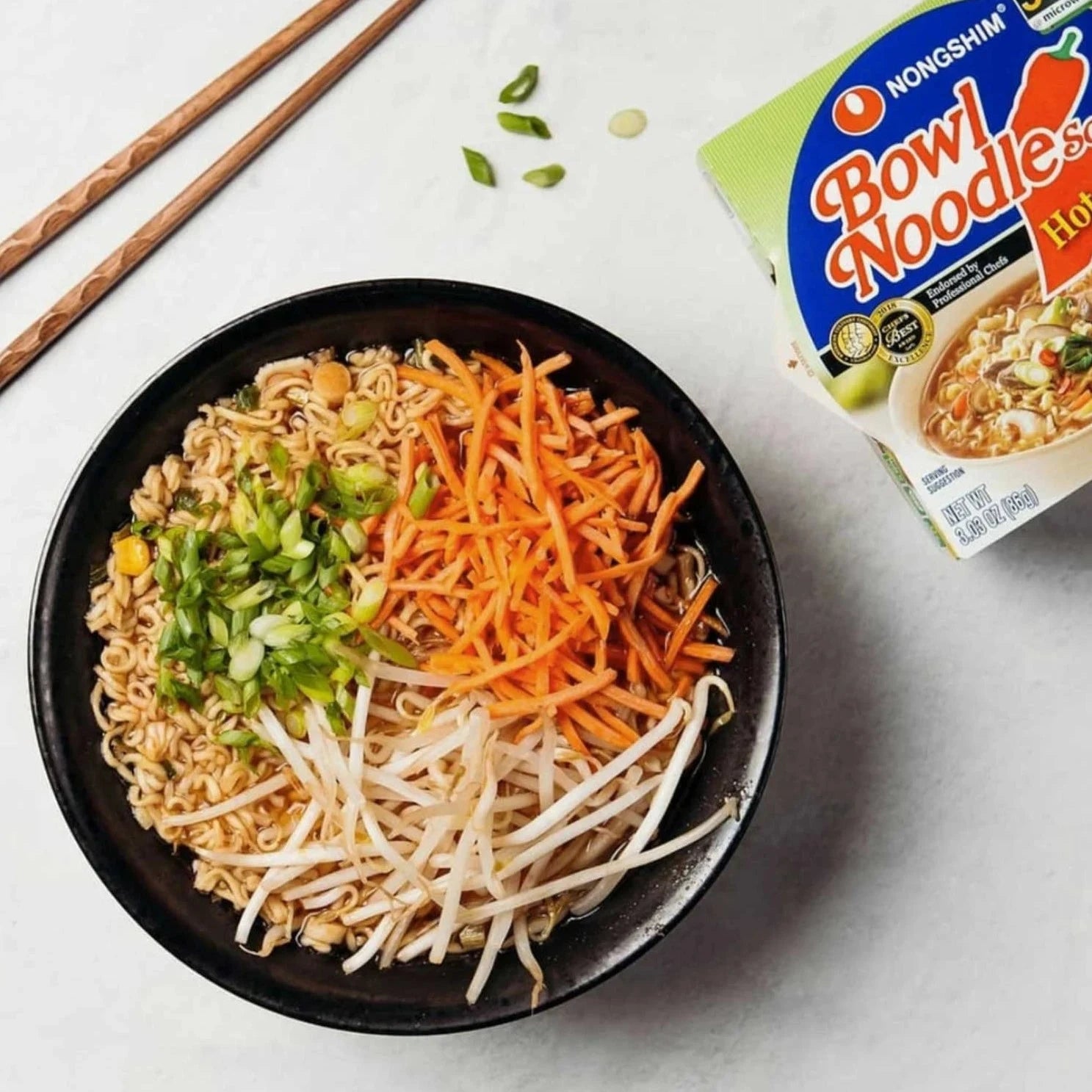 Kjøp Bowl Noodle Hot & Spicy - Nongshim, 100g - Fodda.no Asiatisk Nettbutikk - Rask levering i hele Norge