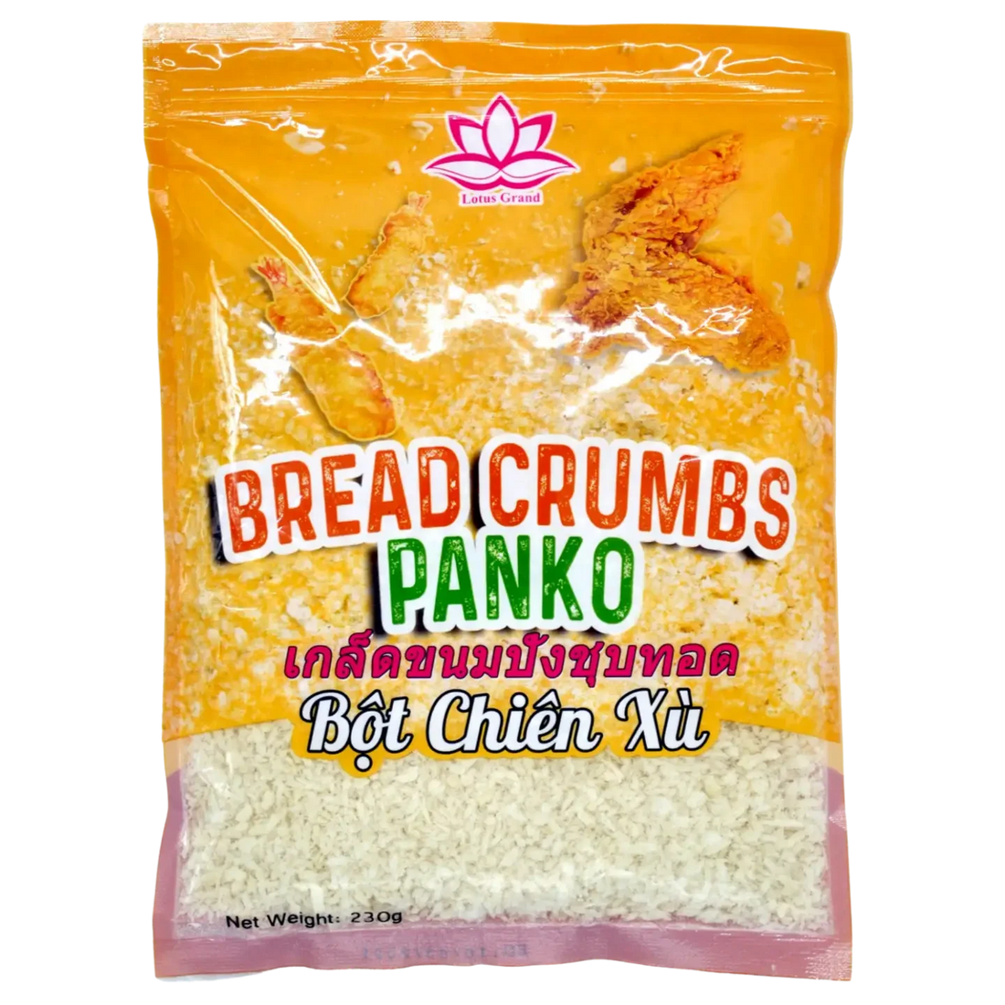 Kjøp Bread Crumbs Panko - Lotus Grand, 1kg - Fodda.no Asiatisk Nettbutikk - Rask levering i hele Norge