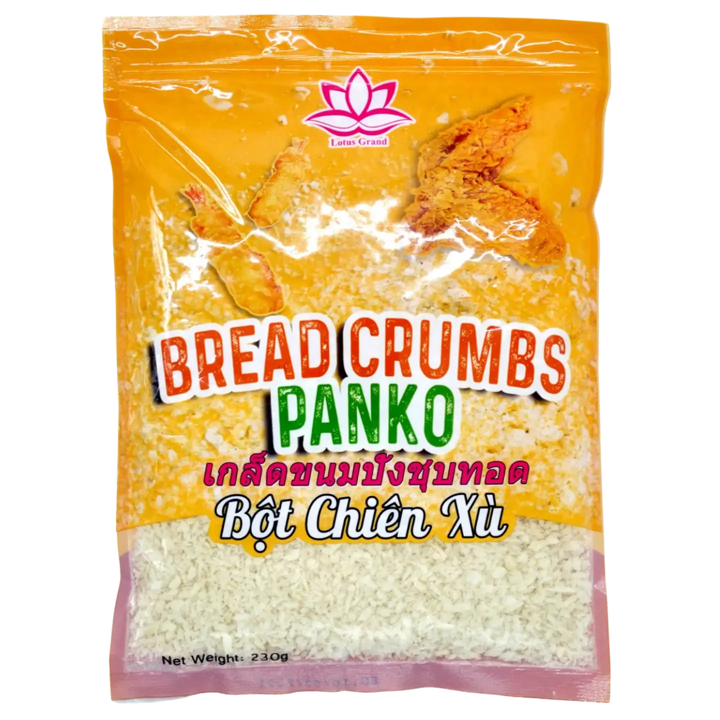 Kjøp Bread Crumbs Panko - Lotus Grand, 1kg - Fodda.no Asiatisk Nettbutikk - Rask levering i hele Norge