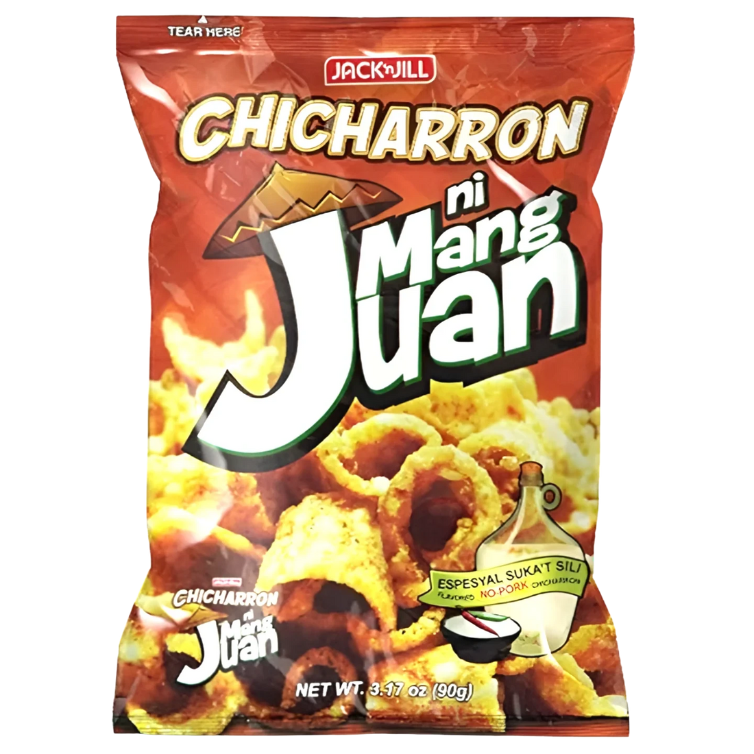 Kjøp Chicharron Ni Mang Juan Brown - Jack & Jill, 90g - Fodda.no Asiatisk Nettbutikk - Rask levering i hele Norge